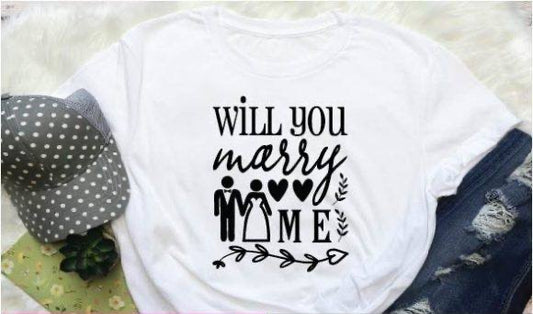 Will You Marry Me Tee Shirt